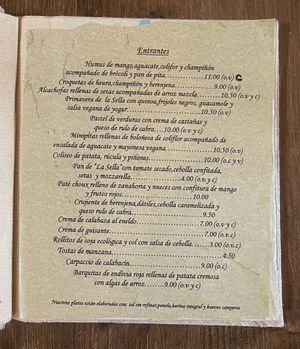 Starters  at La Sella in Cartagena