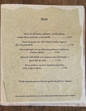 Pizzas  at La Sella in Cartagena