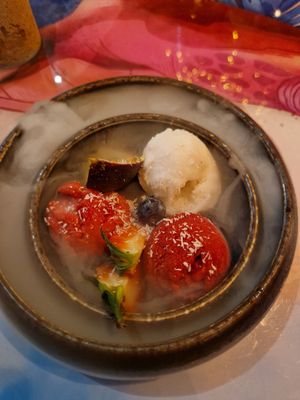 Exotic sorbet at BY AMI in Rotterdam