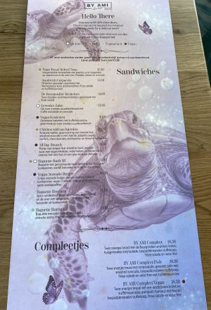 Menu part 1  at BY AMI in Rotterdam