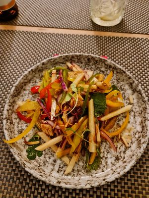 Swee Jicama Salad at Giggling Squid in Sevenoaks