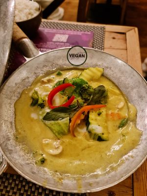 Thai Green Curry at Giggling Squid in Sevenoaks