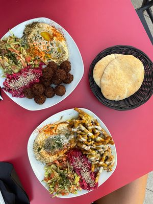   at El Hummus in Mallorca