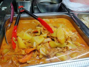 Vegetables curry at Sunny Vegetarian 爱新素食 in Central Singapore
