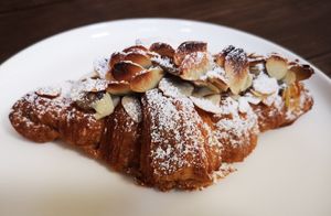 Almond Crossiant at Dissapore Green Lab in Dunsborough