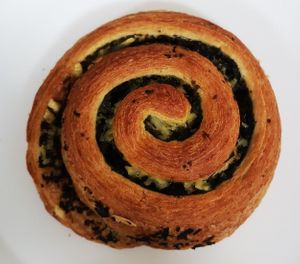Spinach and Cheeze Scroll at Dissapore Green Lab in Dunsborough