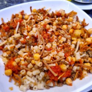 Koshari at Abu Tarek in Cairo