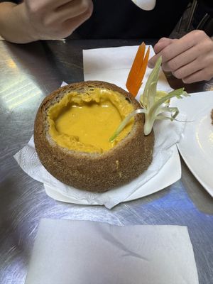 Lentil soup   at Abu Tarek in Cairo