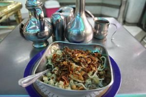 Koshary Abou Tarek, sans sauce. at Abu Tarek in Cairo