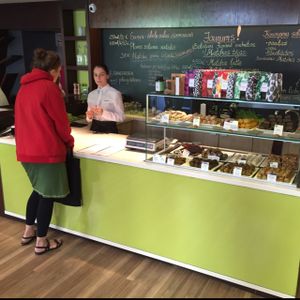 main desk at The Beginnings - Skolas in Riga