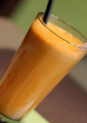 Fresh juice at The Beginnings - Skolas in Riga