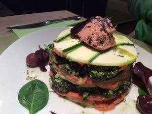 Vegane Lasagne. Sehr lecker.  at The Beginnings - Skolas in Riga