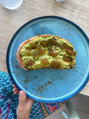 avocado toast   at Kafe 5999 in Willemstad