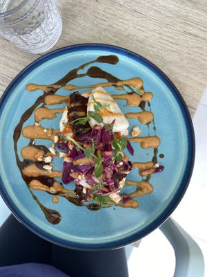 vegan bao buns  at Kafe 5999 in Willemstad