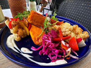 Roast Pumpkin & Cauliflower   at Kafe 5999 in Willemstad