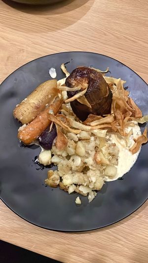 Aubergine roast - so so  at Mangosteen in Portsmouth