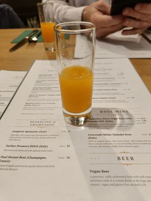 Tumeric shot (came free before the meal) at Mangosteen in Portsmouth