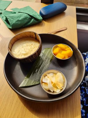 Rice pudding at Mangosteen in Portsmouth