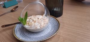 Panna cotta at Mangosteen in Portsmouth