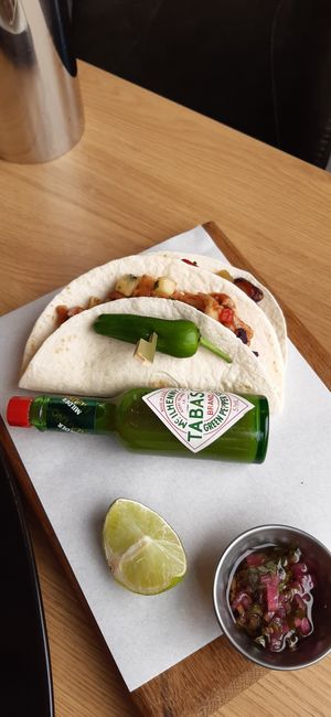 Jackfruit tacos at Mangosteen in Portsmouth