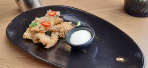 Crispy chilli mushrooms at Mangosteen in Portsmouth