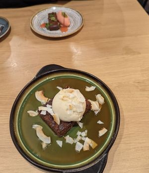 Dessert
Sticky toffee pudding
Chocolate delice  at Mangosteen in Portsmouth