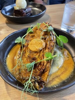 Miso glazed hispi. Delicious!   at Mangosteen in Portsmouth