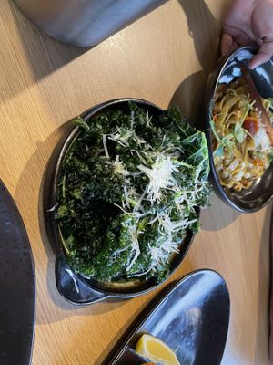 Crispy kale  at Mangosteen in Portsmouth