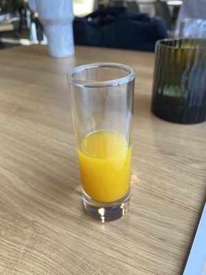 Turmeric ‘wellness’ shot  at Mangosteen in Portsmouth
