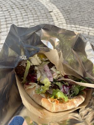   at Elli's Falafel in Stockholm