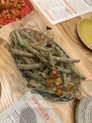 green beans !  at Hawkers in Windermere