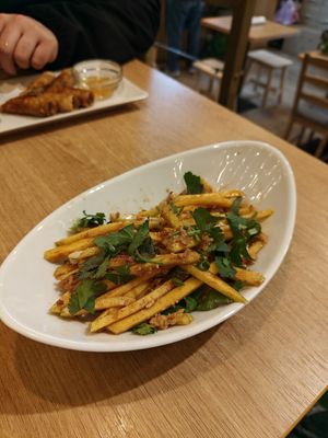 Mango salad at Sen in Budapest