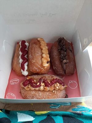'Long bois' limited release donuts, only available on occasions at Wen & Yen in Auckland