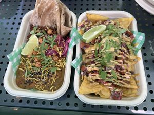 Example dishes (just the two)   at Yom in Knebworth