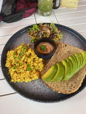 Scrambled tofu and avocado   at HeyBong - The Healthy Secrets  in Siem Reap