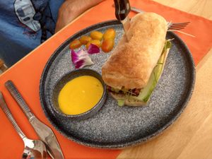 Marinated Tofu sandwich at HeyBong - The Healthy Secrets  in Siem Reap