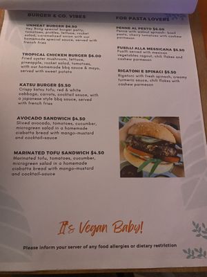 Menu  at HeyBong - The Healthy Secrets  in Siem Reap
