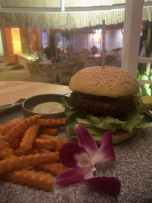 Vegan burger   at HeyBong - The Healthy Secrets  in Siem Reap