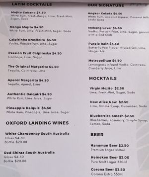 Menu 2 of 7 - Alcohol  at HeyBong - The Healthy Secrets  in Siem Reap