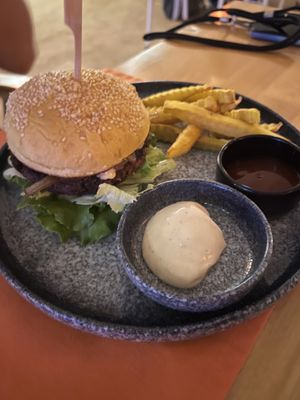Unmeat burger  at HeyBong - The Healthy Secrets  in Siem Reap