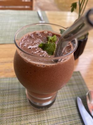 Million dollar protein smoothie (cacao)  at HeyBong - The Healthy Secrets  in Siem Reap