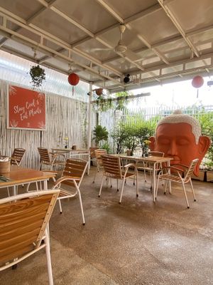 Lovely seating area   at HeyBong - The Healthy Secrets  in Siem Reap