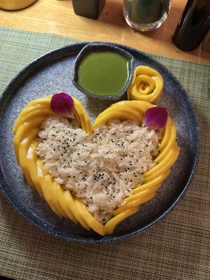 Mango sticky rice - this was amazing but huge!!  at HeyBong - The Healthy Secrets  in Siem Reap