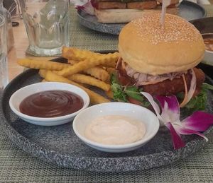 Katsu Burger at HeyBong - The Healthy Secrets  in Siem Reap