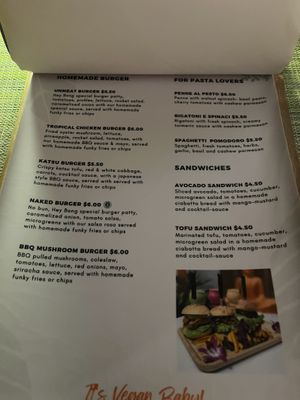 Menu  at HeyBong - The Healthy Secrets  in Siem Reap