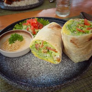 Avocado wrap (large but quite bland) at HeyBong - The Healthy Secrets  in Siem Reap
