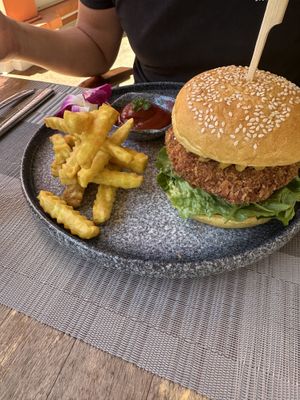 Chicken Burger   at HeyBong - The Healthy Secrets  in Siem Reap