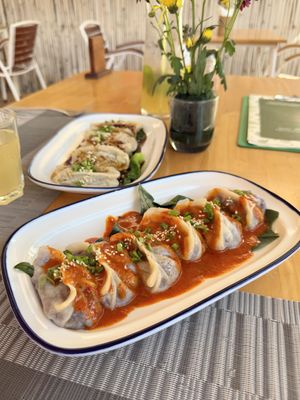 Tom yum and teriyaki dumplings   at HeyBong - The Healthy Secrets  in Siem Reap