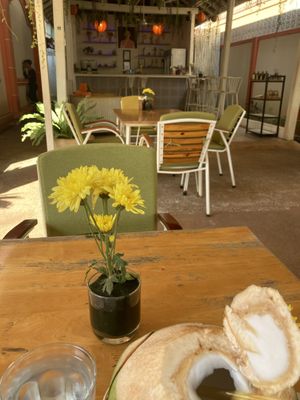 Outside area and bar  at HeyBong - The Healthy Secrets  in Siem Reap