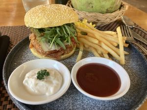 Smokey BBQ Ambok burger  at HeyBong - The Healthy Secrets  in Siem Reap